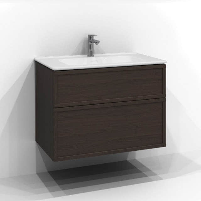 Svedbergs Poem Servantskap 2sk B60-100xD45cm - Ramme/Ramme Push open Brun ask / 80cm / Ramme Svedbergs Servantskap SV-3458452