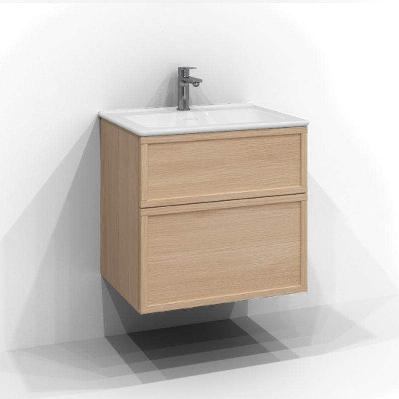 Svedbergs Poem Servantskap 2sk B60-100xD45cm - Ramme/Ramme Push open Ren eik / 60cm / Ramme Svedbergs Servantskap SV-3456432