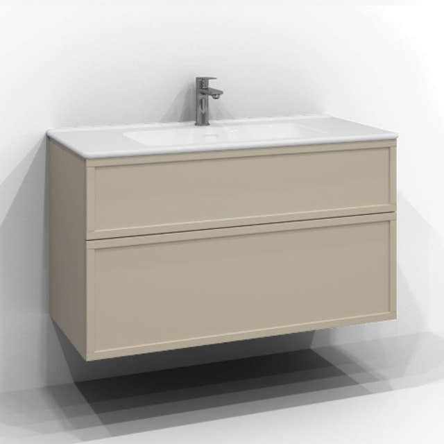 Svedbergs Poem Servantskap 2sk B60-100xD45cm - Ramme/Ramme Push open Sand / 100cm / Ramme Svedbergs Servantskap SV-34510422