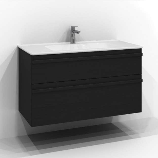 Svedbergs Poem Servantskap 2sk B60-120xD45cm - List Svart ask / 100cm Svedbergs Servantskap SV-34510342