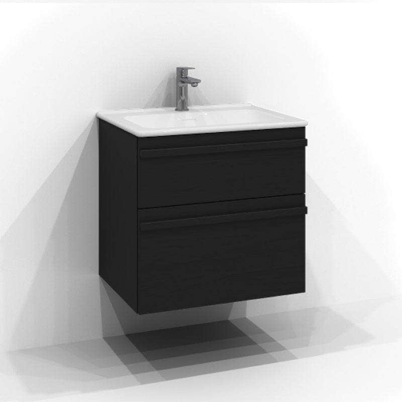 Svedbergs Poem Servantskap 2sk B60-120xD45cm - List Svart ask / 60cm Svedbergs Servantskap SV-3456342