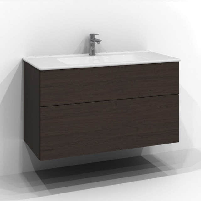 Svedbergs Poem Servantskap 2sk B60-120xD45cm - Plan/Plan Push open Brun ask / 100cm / Plan Svedbergs Servantskap SV-34510152