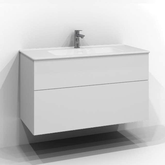Svedbergs Poem Servantskap 2sk B60-120xD45cm - Plan/Plan Push open Hvit / 100cm / Plan Svedbergs Servantskap SV-34510112