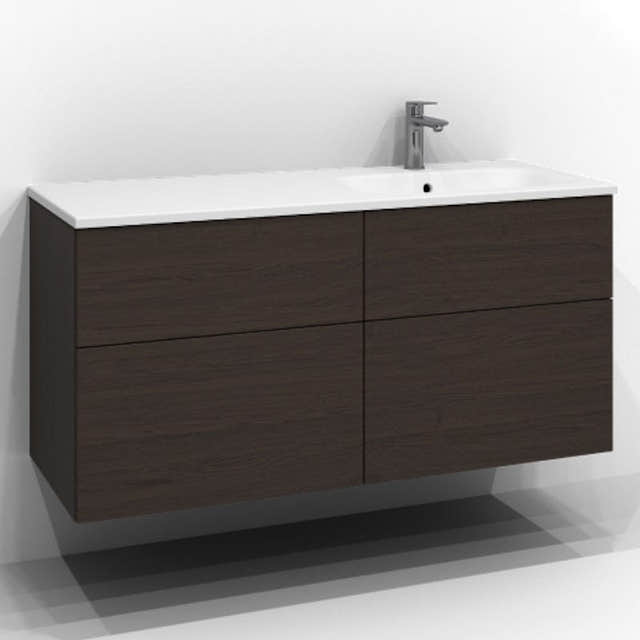 Svedbergs Poem Servantskap 4sk B120-160xD45cm - Plan/Plan Push open Brun ask / 120cm / Plan Push open Svedbergs Servantskap SV-34512154-P
