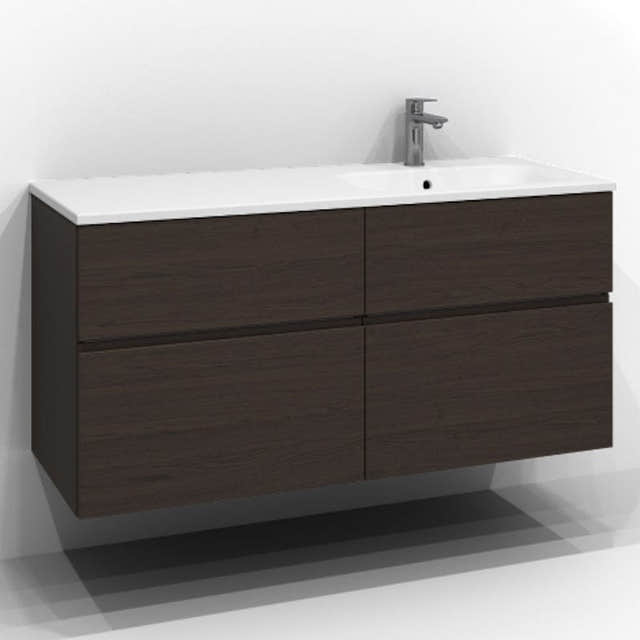Svedbergs Poem Servantskap 4sk B120-160xD45cm - Profil Brun ask / 120cm Svedbergs Servantskap SV-34512654