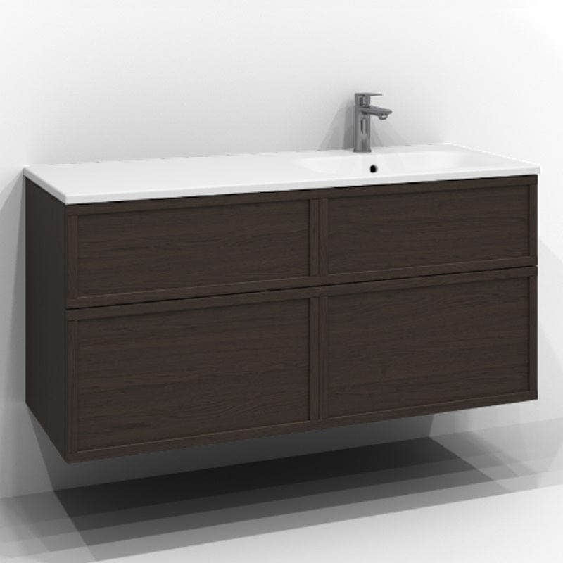 Svedbergs Poem Servantskap 4sk B120-160xD45cm - Ramme/Ramme Push open Brun ask / 120cm / Ramme Svedbergs Servantskap SV-34512454