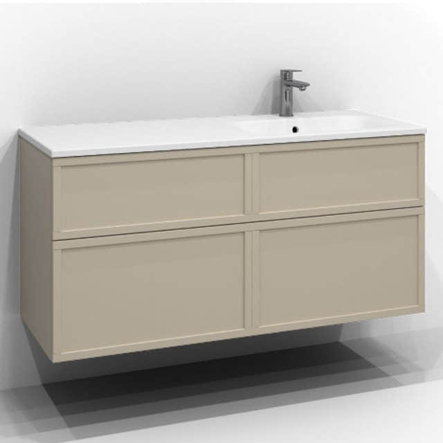 Svedbergs Poem Servantskap 4sk B120-160xD45cm - Ramme/Ramme Push open Sand / 120cm / Ramme Push open Svedbergs Servantskap SV-34512424-P