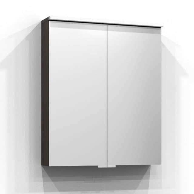 Svedbergs SAREK Speilskap med servantlys 60cm / Brun ask / Nei Svedbergs Speilskap SV-229060-TL