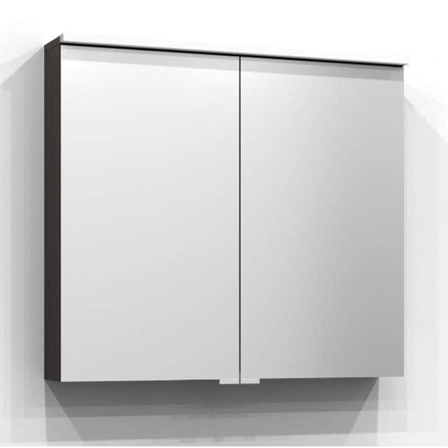 Svedbergs SAREK Speilskap - uten servantlys 80cm / Brun ask / Nei Svedbergs Speilskap SV-229080