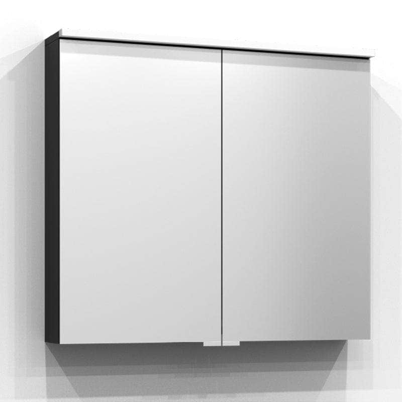 Svedbergs SAREK Speilskap - uten servantlys 80cm / Svart ask / Nei Svedbergs Speilskap SV-223080