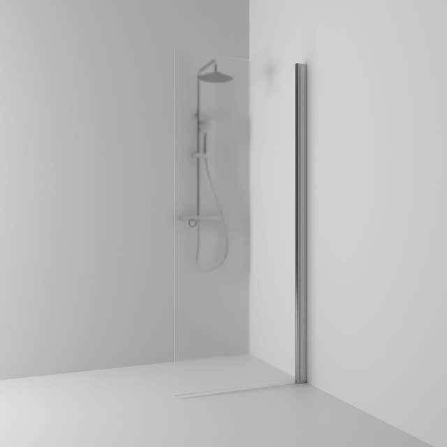 Svedbergs Skoga Dusjdør Hullgrep Matt aluminium / 52cm / Frostet glass Svedbergs Dusjdør SV-63308355