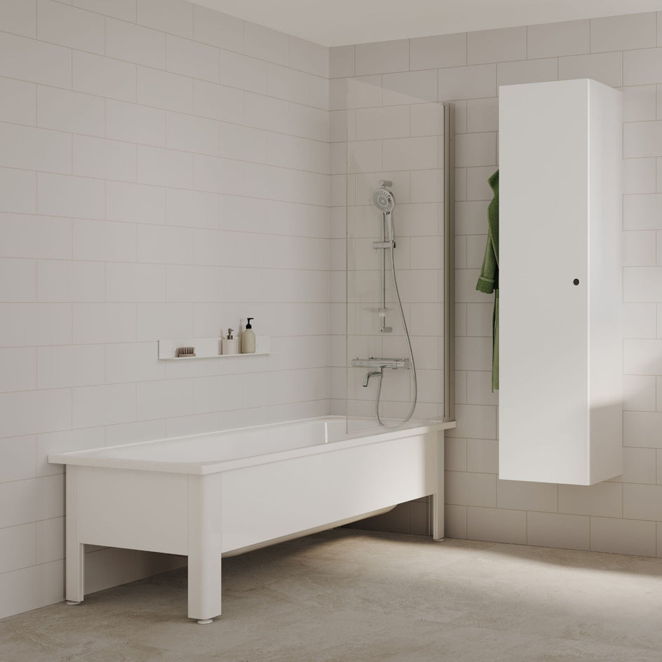 Svedbergs Skoga Rett Badekarvegg 80x141cm Svedbergs Badekarvegg