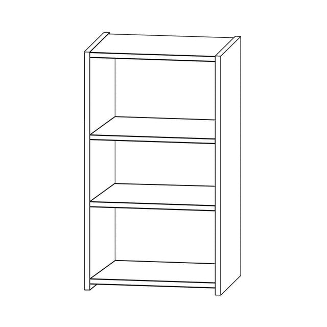Svedbergs Skrog Veggskap uten dør Hvit / 40cm Svedbergs Veggskap vaskerom SV-7270421