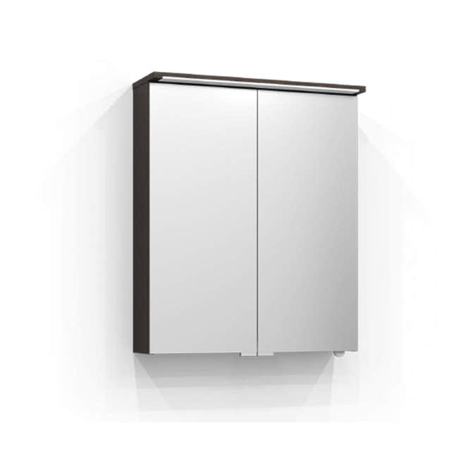 Svedbergs SKURU Speilskap med servantlys 60cm / Brun ask / Nei Svedbergs Speilskap SV-426060