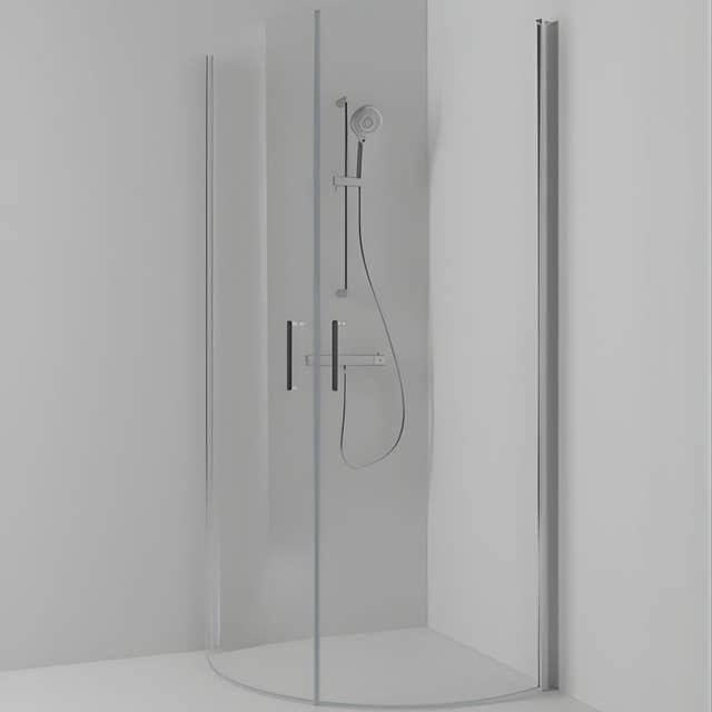 Svedbergs Verla Buet Dusjhjørne Krom / 80x80cm / Klart glass Svedbergs Dusjhjørne SV-600288