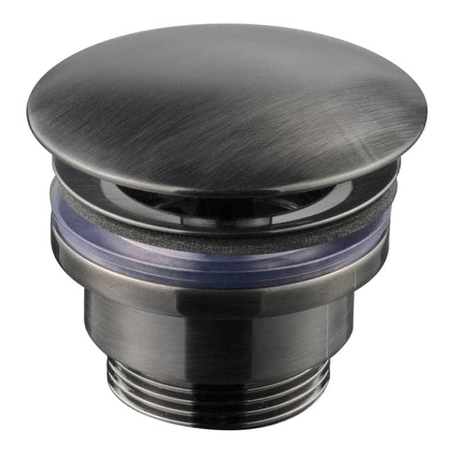 Tapwell 68400 Åpen Bunnventil Servant Brushed black chrome Tapwell Bunnventil TA-9422748