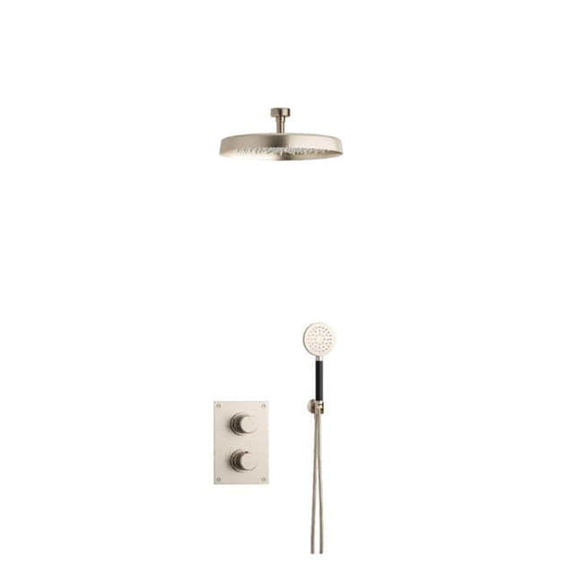 Tapwell 7268 ARM F085 + Z550 Brushed nickel Tapwell Dusjsett TA-9428063