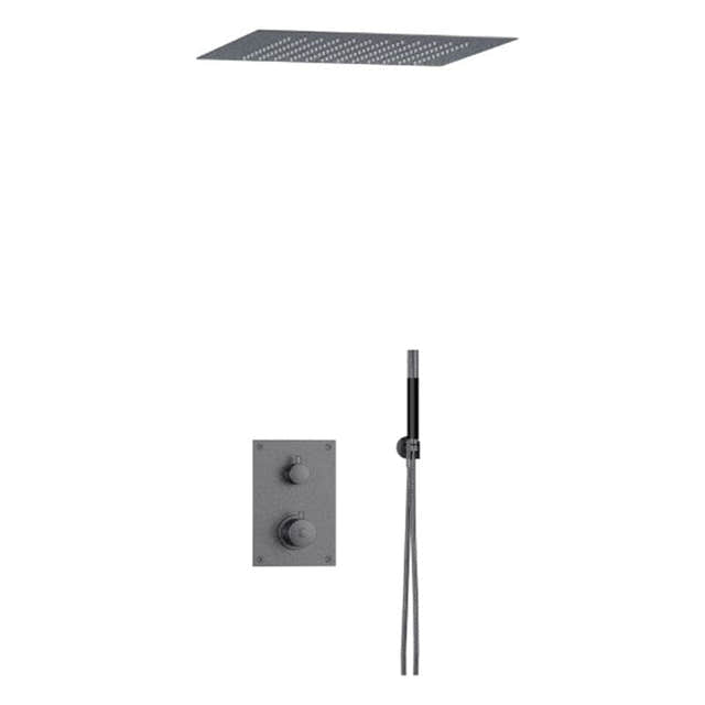 Tapwell 7268 Z094 Brushed black chrome Tapwell Blandebatteri innbygging TA-9425206