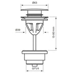 Tapwell 74200 Bunnventil Servant