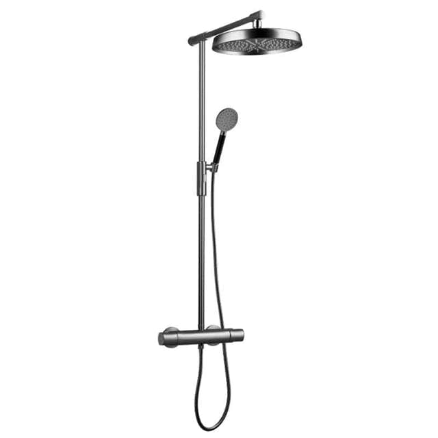 Tapwell ARM300-150 Takdusj Brushed black chrome Bad.no TA-9426710