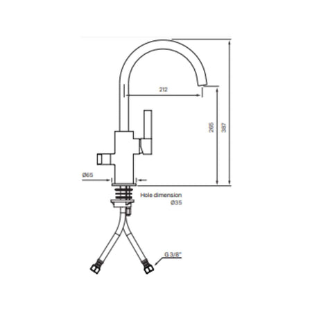 Tapwell ARM384 Kjøkkenarmatur