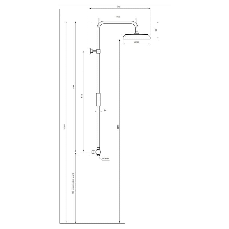 Tapwell ARM5200-150 Takdusj Bad.no