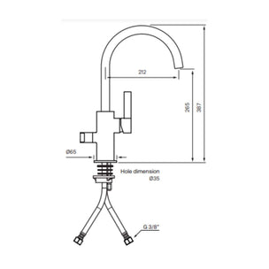 Tapwell ARM577 Kjøkkenarmatur