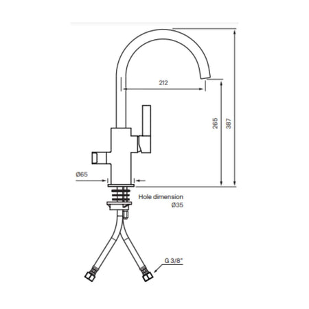Tapwell ARM577 Kjøkkenarmatur