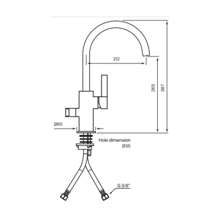 Tapwell ARM577 Kjøkkenarmatur