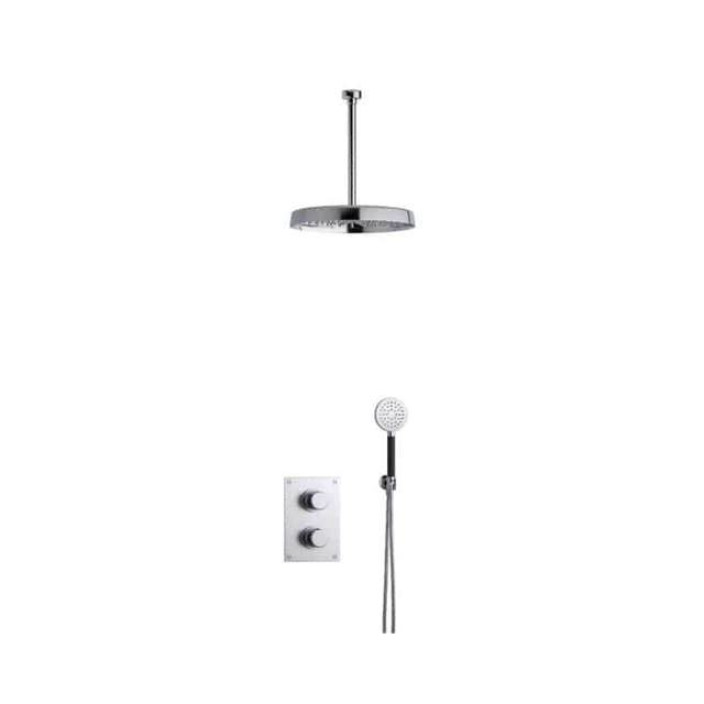 Tapwell ARM7268 Takdusj Innbygging - Takmontert Krom / 300mm / Ø300mm Tapwell Dusjsett TA-9428074