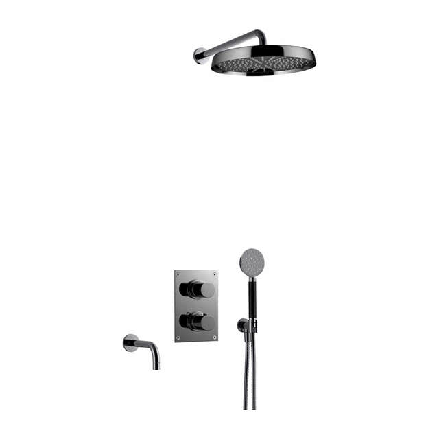 Tapwell ARM7368 ED2 Kjøkkenbatteri Black chrome Tapwell Kjøkkenarmatur TA-9426742