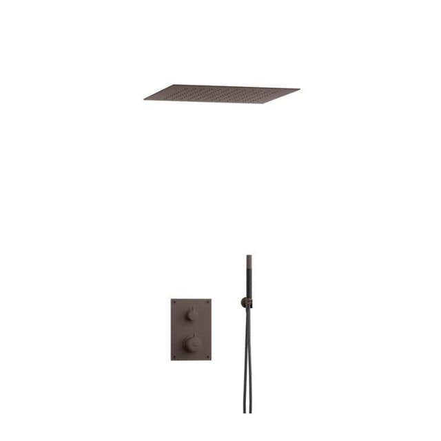 Tapwell BOX7268 ED2 Innfelt Takdusj Innbygging Bronze / 430x430mm Tapwell Blandebatteri innbygging TA-9426816