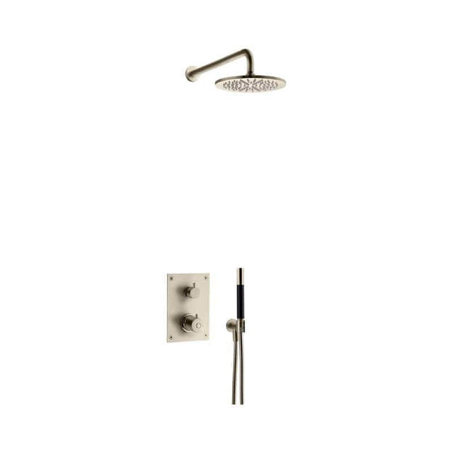 Tapwell BOX7268 ED2 Takdusj Innbygging Brushed nickel / Ø250mm Tapwell Blandebatteri innbygging TA-9421816