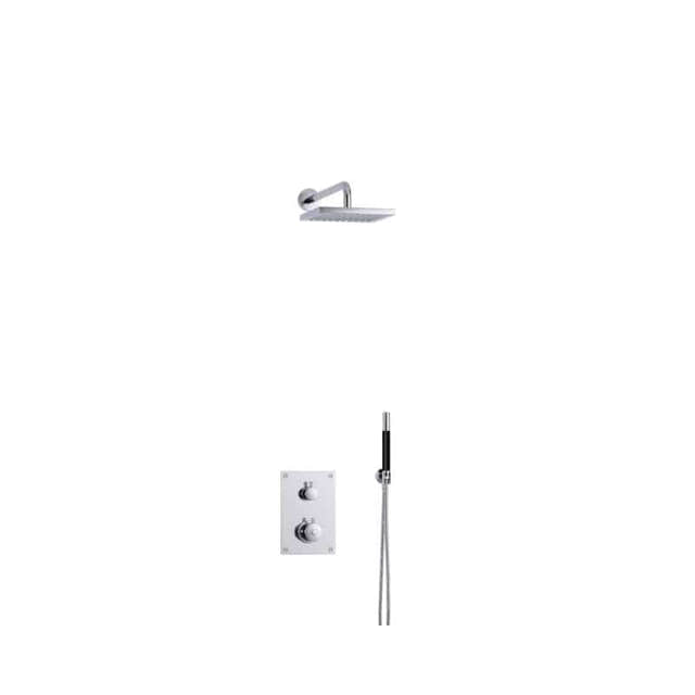 Tapwell BOX7268 ED2 Takdusj Innbygging Krom / 200x200mm Tapwell Blandebatteri innbygging TA-9424868