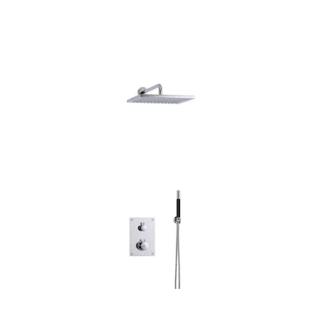 Tapwell BOX7268 ED2 Takdusj Innbygging Krom / 300x300mm Tapwell Blandebatteri innbygging TA-9425389