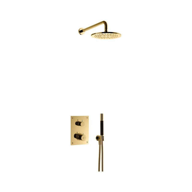 Tapwell BOX7268 ED2 Takdusj Innbygging Oksiderende messing / Ø250mm Tapwell Blandebatteri innbygging TA-9421819