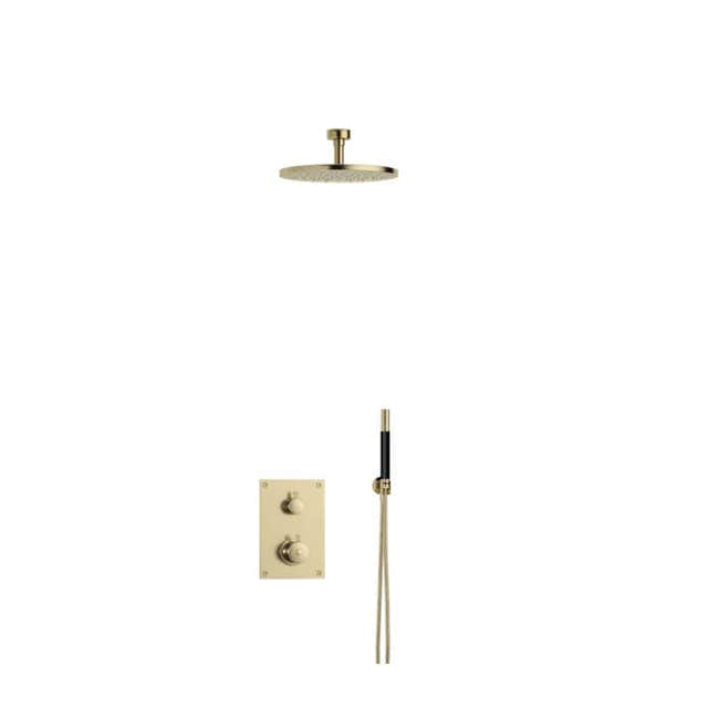 Tapwell BOX7268 Takdusj Innbygging - Takmontert Honey gold / 85mm / Ø250mm Tapwell Blandebatteri innbygging TA-9424992