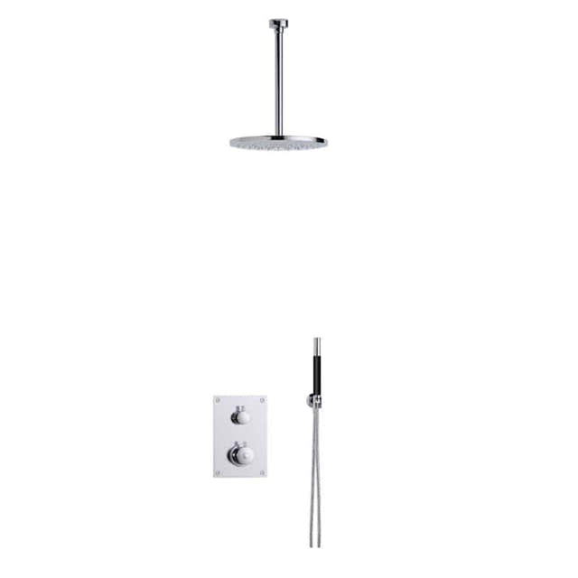 Tapwell BOX7268 Takdusj Innbygging - Takmontert Krom / 300mm / Ø250mm Tapwell Blandebatteri innbygging TA-9424895