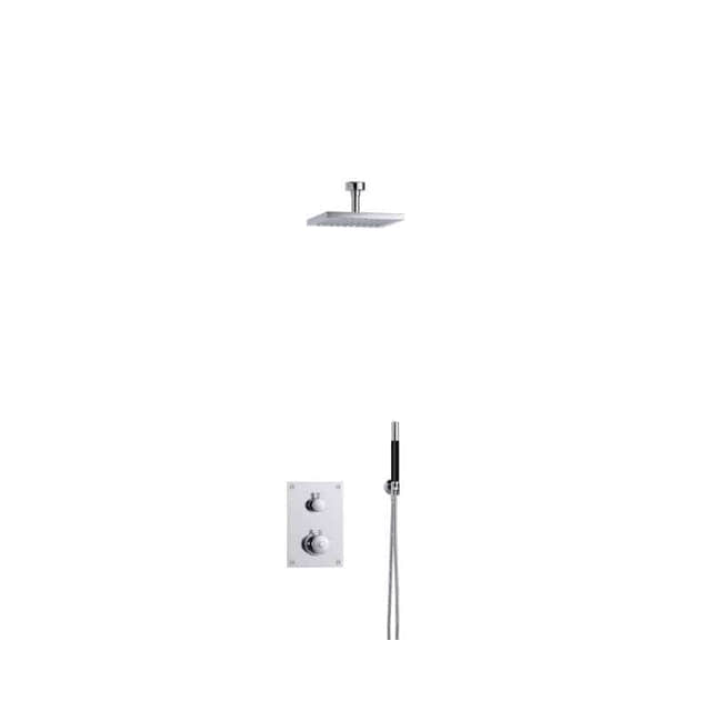 Tapwell BOX7268 Takdusj Innbygging - Takmontert Krom / 85mm / 200x200mm Tapwell Blandebatteri innbygging TA-9424874