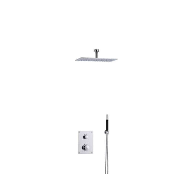 Tapwell BOX7268 Takdusj Innbygging - Takmontert Krom / 85mm / 340x220mm Tapwell Blandebatteri innbygging TA-9424870