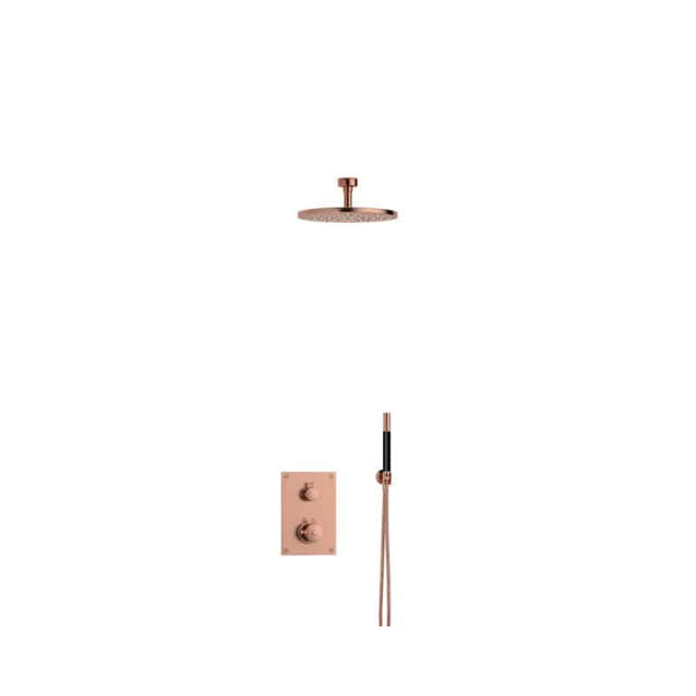 Tapwell BOX7268 Takdusj Innbygging - Takmontert Oksiderende kobber / 85mm / Ø300mm Tapwell Blandebatteri innbygging TA-9424938