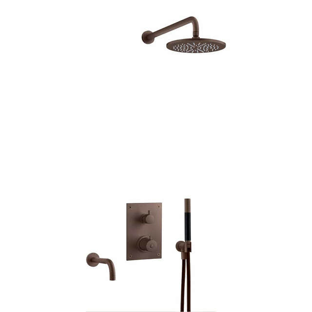 Tapwell BOX7368 ED2 Takdusj Innbygging med badekartut Bronze Tapwell Blandebatteri innbygging TA-9426162
