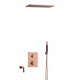 Tapwell BOX7368 Takdusj Innbygging Innebygd Oksiderende kobber / 370x250mm Tapwell Dusjsett TA-9425577