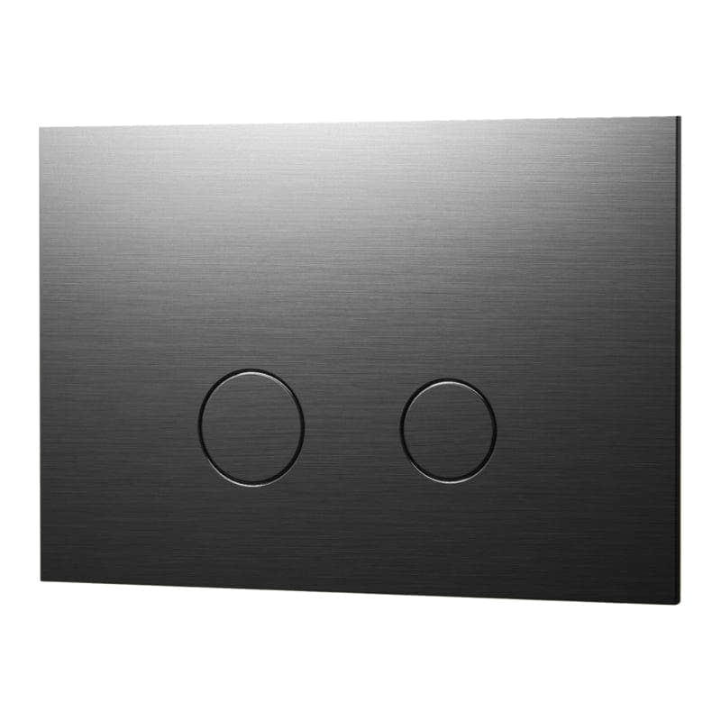 Tapwell DUO112 Betjeningsplate TECE Brushed black chrome Tapwell Betjeningsplate og trykknapper TA-9427837