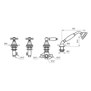 Tapwell FBLV041 Karkantbatteri 4-hulls