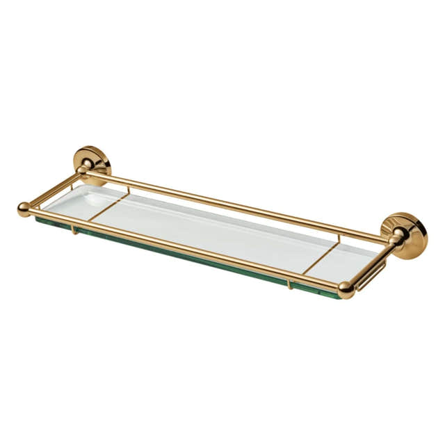 Tapwell TA136 Classic Glasshylle Messing Tapwell Baderomshylle TA-9422270