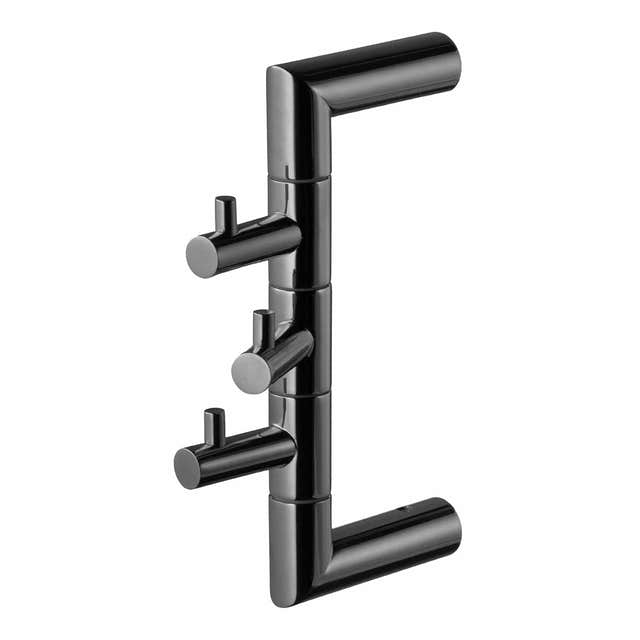 Tapwell TA253 Håndklekrok Svart Krom Tapwell Knagger TA-9427787