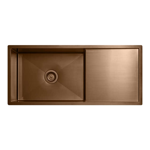 Tapwell TA8140 PVD Kjøkkenvask B89xD45cm Copper look Tapwell Kjøkkenvask TA-9422663