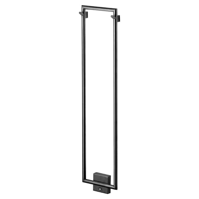 Tapwell TW800-200 Håndkletørker Brushed black chrome Tapwell Håndkletørker strøm TA-9428623