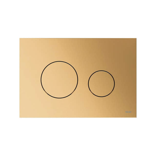 TECEloop Betjeningsplate - kraftig plast Metallic messing Tece Betjeningsplate og trykknapper TE-6123179